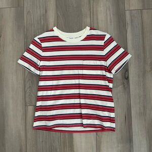 Aritzia Striped Crew Tee